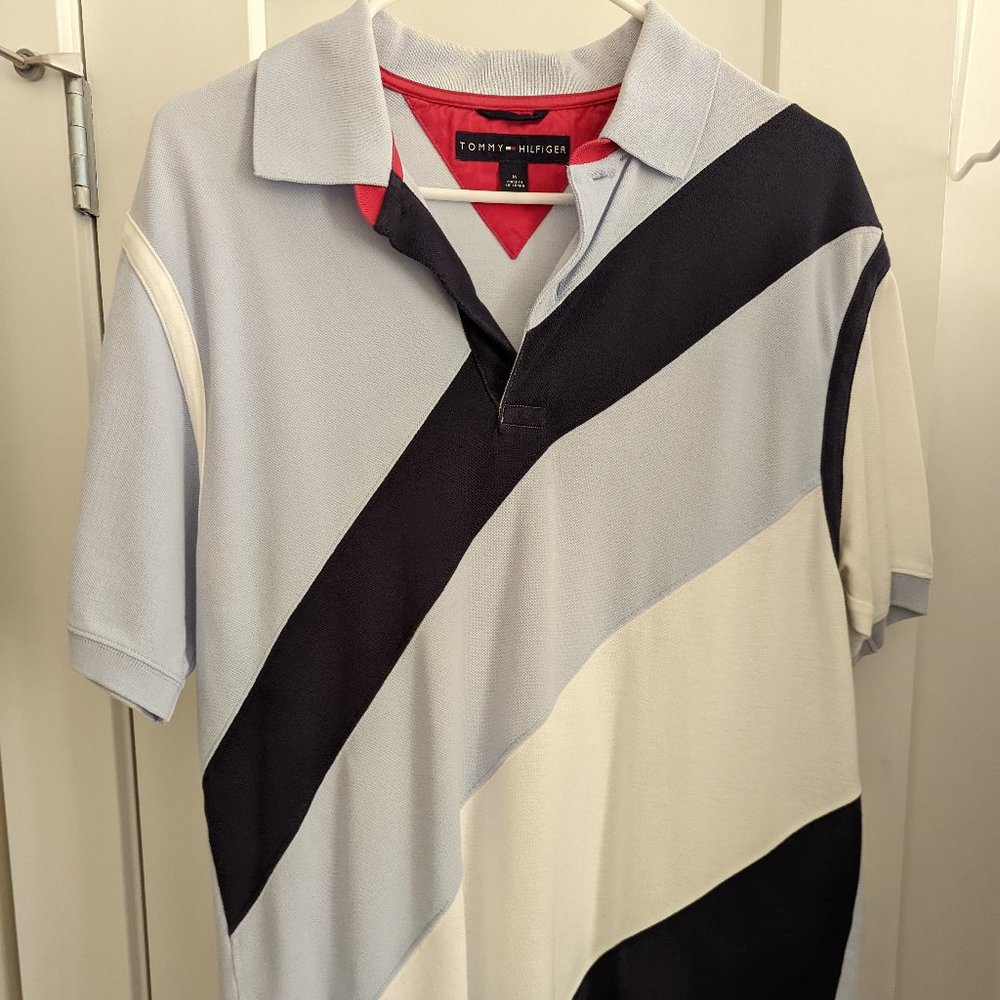Tommy Hilfiger Tri-Color Polo